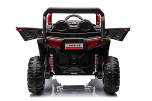 12V 7Ah Dual Battery 30W 4-Wheel Drive Kids Ride-On Car with Leather Seat and One-Button Start Forward and Backward Trend Times 8