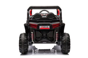 12V 7Ah x2 30W Four-Wheel Drive Kids Ride-On Car with Leather Seat and One-Button Start, Forward and Reverse Trend Times 11