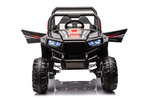 12V 7Ah x2 30W Four-Wheel Drive Kids Ride-On Car with Leather Seat and One-Button Start, Forward and Reverse Trend Times 14