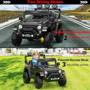 12V 7Ah Electric Kids Ride-On Truck with Dual Power Wheels and Remote Control Trend Times 10