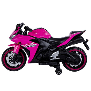 12V 7Ah Kids Ride-On Motorcycle Toy with Training Wheels and Lighting Trend Times 4