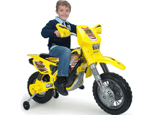 12v Ride On Dirt Bike For Children W/Removable Training Wheels - Trend Times Toy Stores