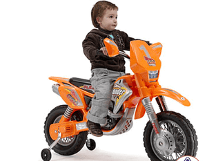 12v Ride On Dirt Bike For Children W/Removable Training Wheels - Trend Times Toy Stores