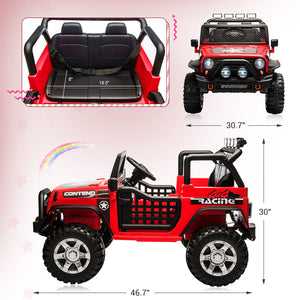12V Electric Ride-On Jeep Car Toy with Remote Control and MP3 Player for Kids Trend Times 9
