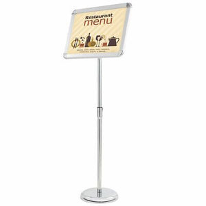 12x16" Pedestal Sign Holder Menu Stand Telescopic Station Poster Snap Frame A3 - Trend Times Toy Stores