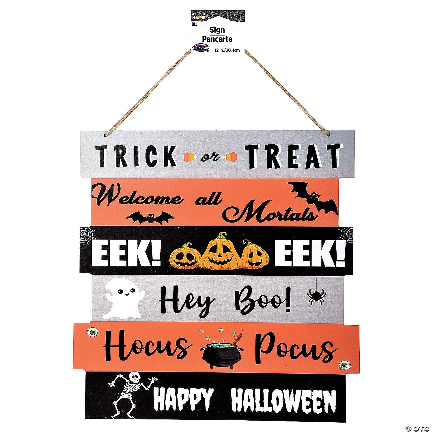 13 1/2" Wooden Hocus Pocus Sign Halloween Décor - Trend Times Toy Stores