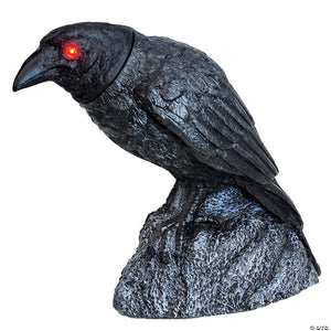 13" Animated Raven with Turning Head & Sounds Halloween Decoration - Trend Times Toy Stores
