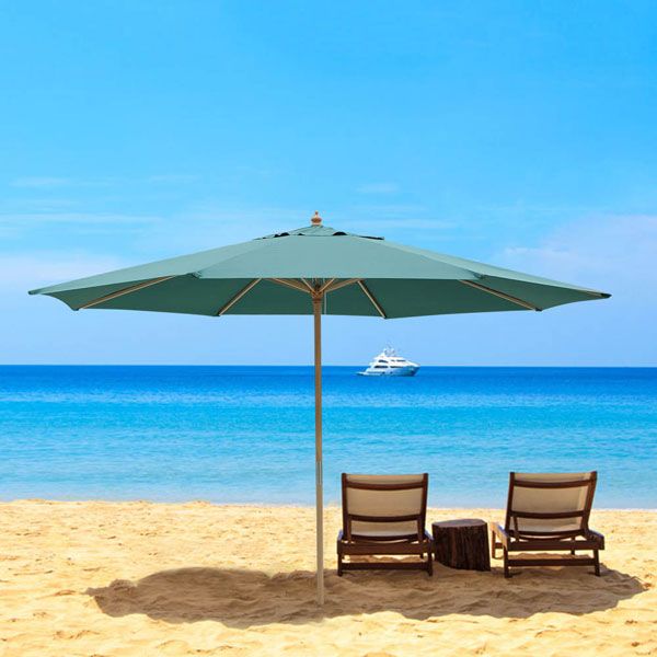 13 Foot Market Patio Umbrella Outdoor Furniture Green - Trend Times Toy Stores