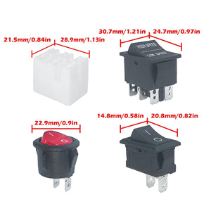 14-Piece Switch Kit Replacement Parts for Kids' Ride-On Power Wheels Toys Trend Times 3