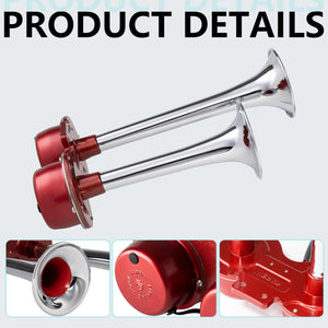 150dB Super Loud 12V Electric Train Horn for Trucks with Upgraded Design Trend Times 6
