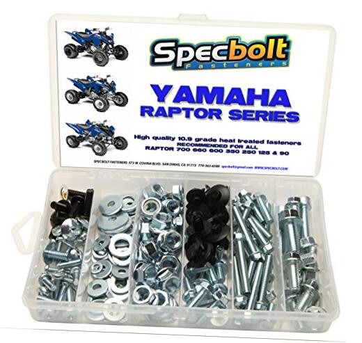 150-Piece Specbolt Bolt Kit for Yamaha Raptor 600 660 700 Maintenance Trend Times 0