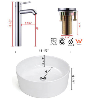 15" Kitchen Bar Faucet with Dispenser Polished Chrome - Trend Times Toy Stores