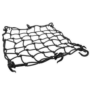 15"x15" Motorcycle Cargo Net 6 Hook Bungee Stretch Luggage Storage Mesh Black - Trend Times Toy Stores