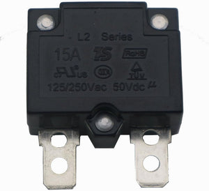 15A Circuit Breaker with Overload Protection for Kids Ride-On Dual Drive Cars Trend Times 0