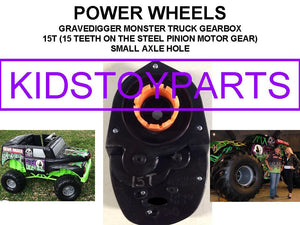 15t 16t 17t Solid Axle Gearbox Compatible with Power Wheels Silverado Gravedigger Arctic Trend Times 4