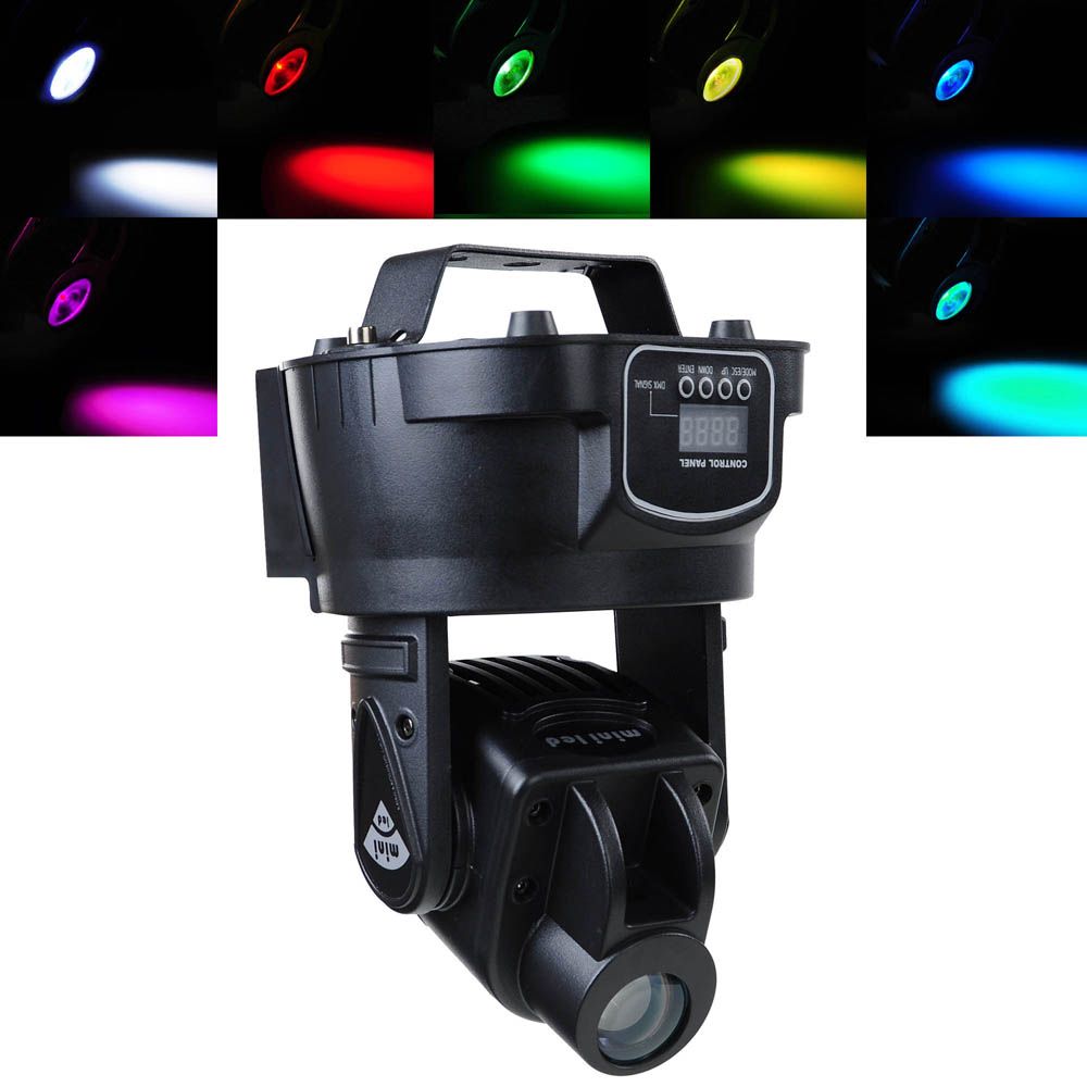 15w Mini Moving Head Stage LED Spot Light DJ DMX Lighting - Trend Times Toy Stores