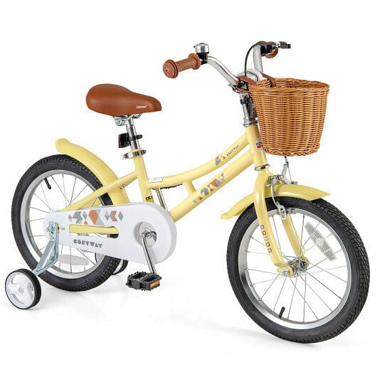 16 Inch Adjustable Kids Bicycle with Reflectors and Bell for Children Ages 4-7 Trend Times 0