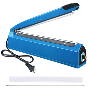 16" 20" Manual Impulse Heat Sealer Poly Bag Machine Plastic Bag Closer 12" - Trend Times Toy Stores