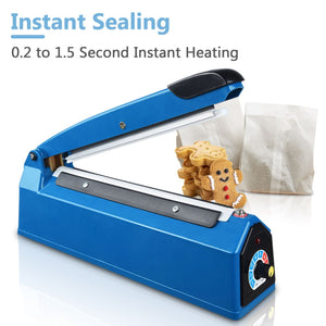 16" 20" Manual Impulse Heat Sealer Poly Bag Machine Plastic Bag Closer 8" - Trend Times Toy Stores