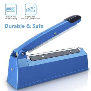 16" 20" Manual Impulse Heat Sealer Poly Bag Machine Plastic Bag Closer 8" - Trend Times Toy Stores