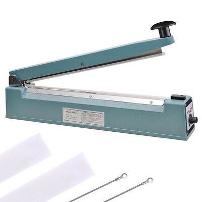 16" 400mm Impulse Manual Hand Heat Sealer Machine Poly Plastic Bag w/ Elements - Trend Times Toy Stores