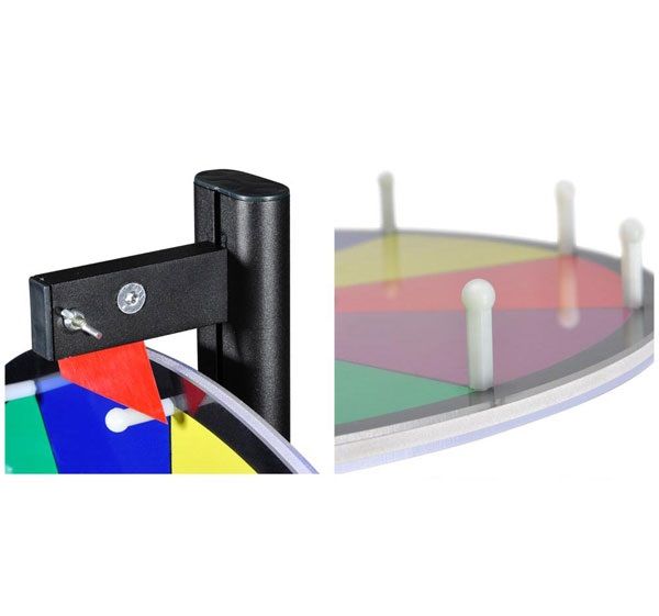 16" Tabletop Color Dry Erase Spinning Prize Wheel 10 Slot - Trend Times Toy Stores