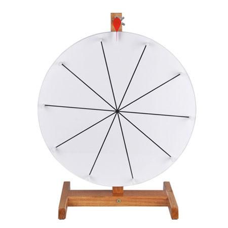 16" Tabletop White Dry Erase Spinning Prize Wheel 10 Slot - Trend Times Toy Stores