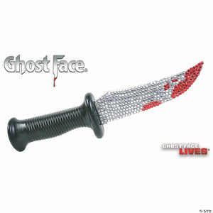 17" Ghost Face® Black Knife with Rhinestone Bling Costume Accessory - Trend Times Toy Stores