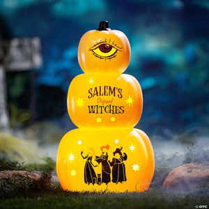18" Hocus Pocus™ Light-Up Stacked Pumpkins Tabletop Decoration - Trend Times Toy Stores