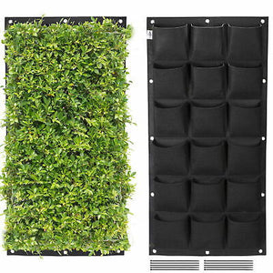 18 Pockets LAGarden Planting Bag Wall Mount Hanging Pouch Decorating Pot Home - Trend Times Toy Stores