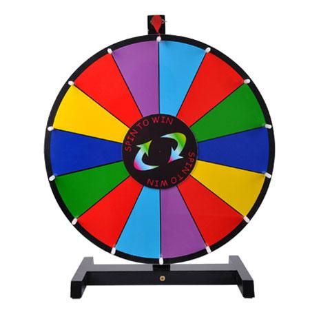18" Tabletop Color Dry Erase Spinning Prize Wheel 14 Slot - Trend Times Toy Stores