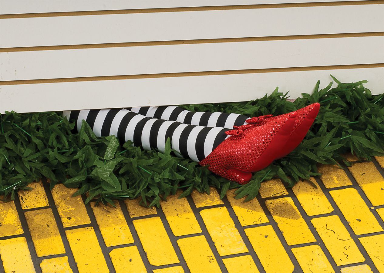 18" Wicked Witch Legs Prop - Wizard Of Oz Costume - Trend Times Toy Stores