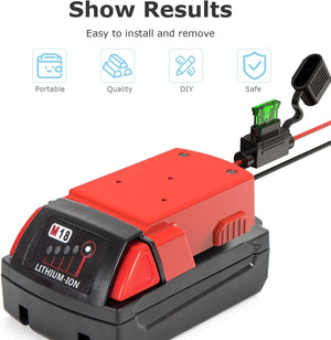 18V Battery Conversion Kit for Power Wheels with Waterproof Fuse Holder Included Trend Times 4