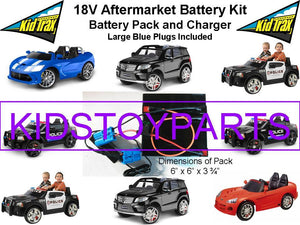 18V Voltage Upgrade Conversion Kit with Battery and Charger for 12V Kid Trax Cars and Trucks Trend Times Variant 0