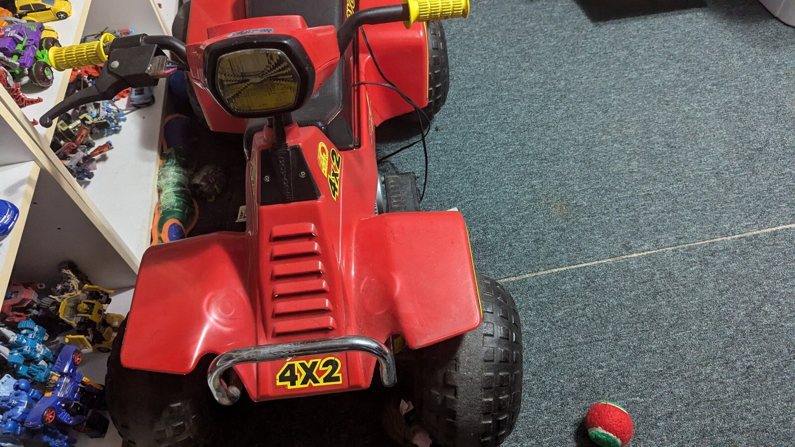 1986 Vintage Coyote Power Wheels ATV Quad Toy Trend Times 0