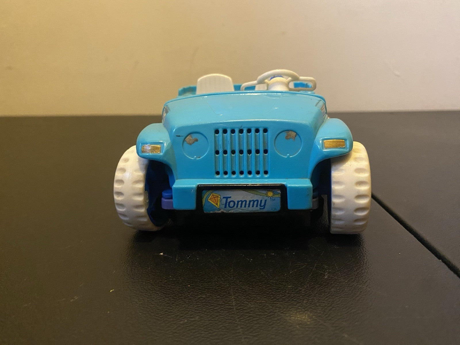 1998 Power Wheels Tommy Jeep Blue - Functional with Minor Flaws Trend Times 1