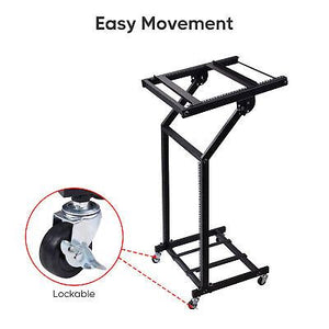 19" 12U Rack Mount DJ Mixer Stand Studio Equipment Cart Stage Music Party Show - Trend Times Toy Stores
