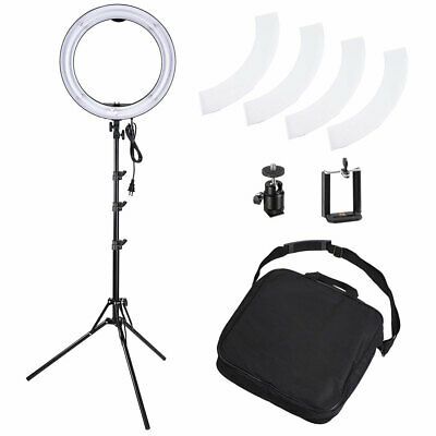 19" 50W Dimmable Fluorescent Tube Ring Light Kit Adjustable Stand 5500K Lighting - Trend Times Toy Stores