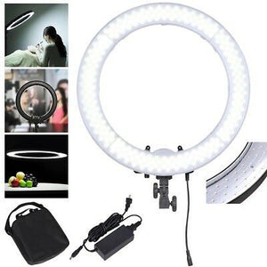 19" 55W 5500K 240Pcs LED SMD Ring Light Dimmable Camera Photo Video Light w/ Bag - Trend Times Toy Stores