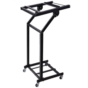 19" DJ Rack Mount Studio Mixer Stand Rolling Cart Party Stage Club 9U 12U 16U 19" 16U & Black - Trend Times Toy Stores