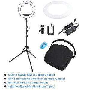 19" LED Ring Light w/ Stand Dimmable 3200-5500K Lighting Kit Photo Video Makeup - Trend Times Toy Stores