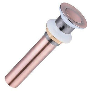 1 1/2"Bathroom Lavatory Vessel Basin Sink Non-Overflow Copper Pop Up Drain - Trend Times Toy Stores