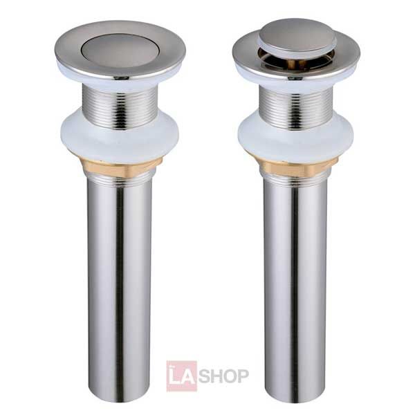 1 1/2" Bathroom Pop-Up Sink Drain Stopper Brushed Nickel - Trend Times Toy Stores