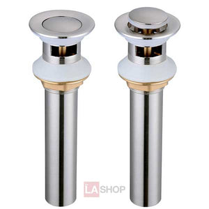 1 1/2" Pop Up Drain with Overflow Brushed Nickel - Trend Times Toy Stores