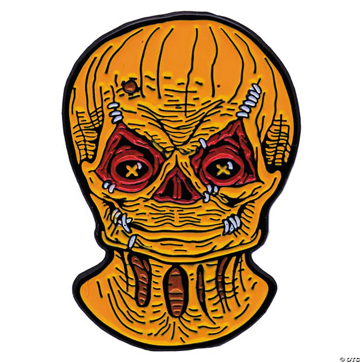 1 1/2" Trick ’r Treat Sam Unmasked Monster Face Full-Color Enamel Pin - Trend Times Toy Stores