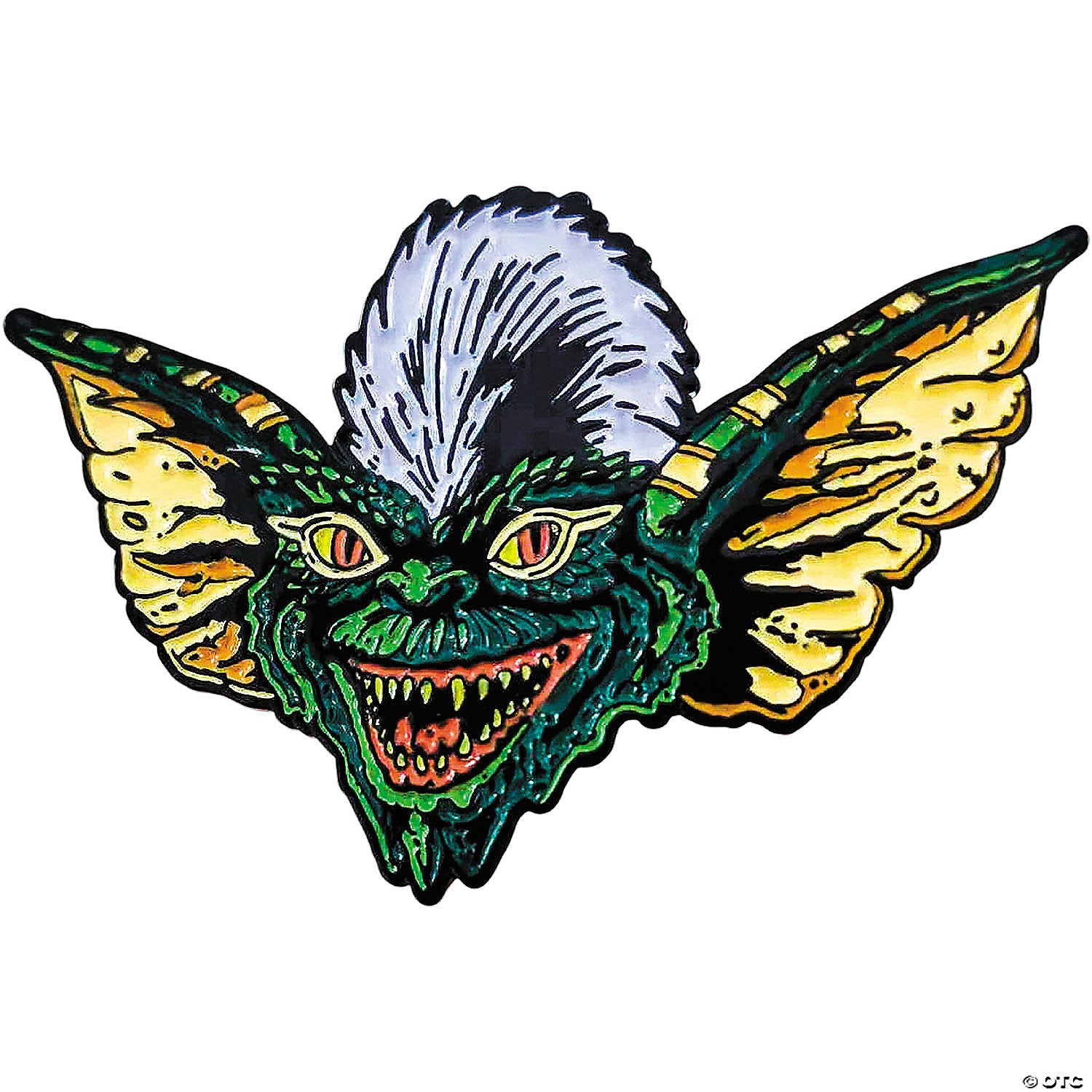 1 3/4" Gremlins™ Evil Stripe Monster Face Full-Color Enamel Pin - Trend Times Toy Stores