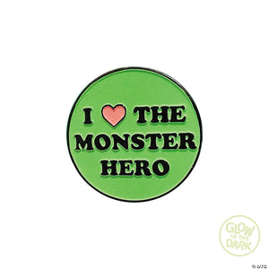 1 3/4" The Toxic Avenger™ I Love the Monster Hero Full-Color Enamel Pin - Trend Times Toy Stores