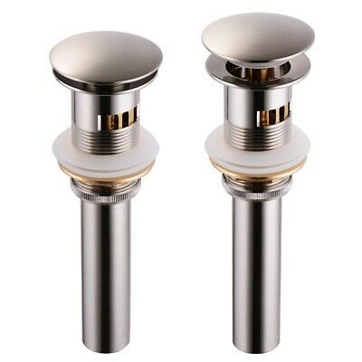 1 5/8" Brass Pop Up Drain Overflow Tray for Bathroom Vessel Sink Brushed - Trend Times Toy Stores