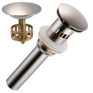 1 5/8" Brass Pop Up Drain Overflow Tray for Bathroom Vessel Sink Brushed - Trend Times Toy Stores