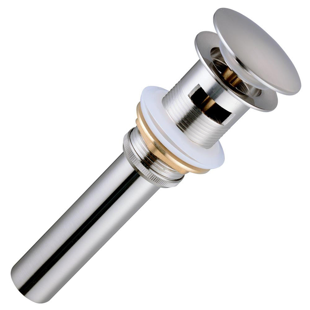 1 5/8" Pop-Up Sink Drain with Overflow Brushed Nickel - Trend Times Toy Stores